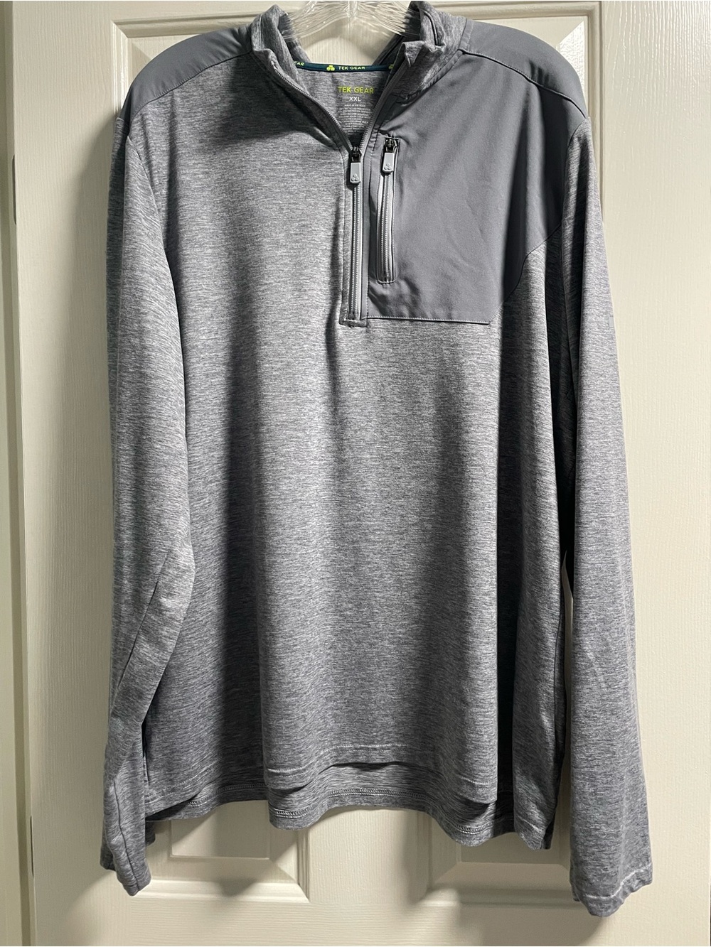 Tek Gear Men's Gray Quarter-Zip